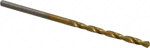 #45 High Speed Steel Drill Bit, TiN, 118° point - Chicago-Latrobe 70145