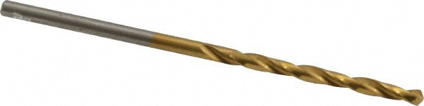 5/64" High Speed Steel Drill Bit, TiN, 118° point - Chicago-Latrobe 70205