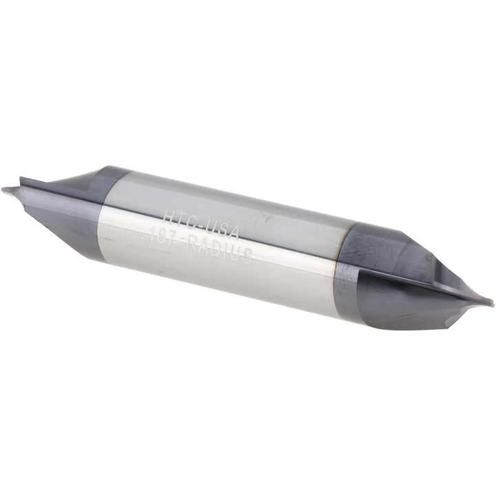7/16" 2-Flute Solid Carbide Corner Rounding End Mill, AlTiN - Harvey Tool 46187-C3