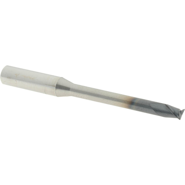 0.1575" 2-Flute Solid Carbide Corner Radius End Mill, AlTiN - Accupro 12177362
