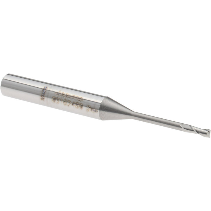 0.0787" 2-Flute Solid Carbide Square End Mill - Accupro 12177218