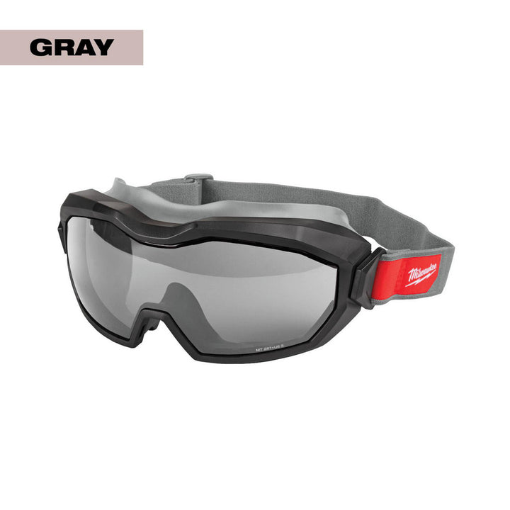 Gray Dust; Splash Safety Glasses - Milwaukee Tool 48-73-2066