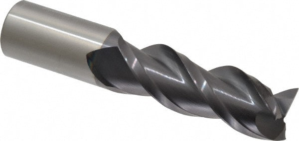 1" 3-Flute Solid Carbide Square End Mill, AlTiN - ProMax 109-06434