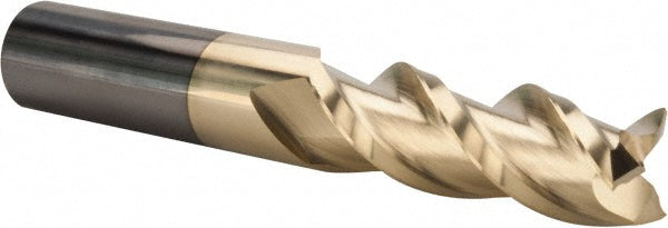 5/8" 3-Flute Solid Carbide Square End Mill, ZrN - ProMax 109-04036