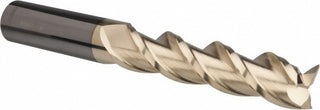 3/4" 3-Flute Solid Carbide Square End Mill, ZrN - ProMax 109-04846