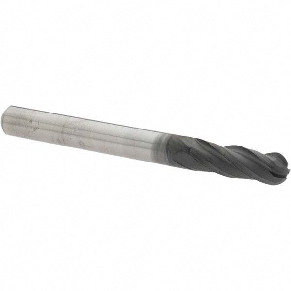 1/4" 2-Flute Solid Carbide Ball End Mill, Diamond - YG-1 99625