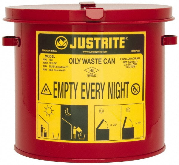 Red; Red Safety Can - Justrite. 09200