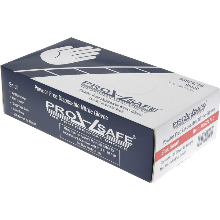 Blue Nitrile Gloves - PRO-SAFE GL06-3MPFS
