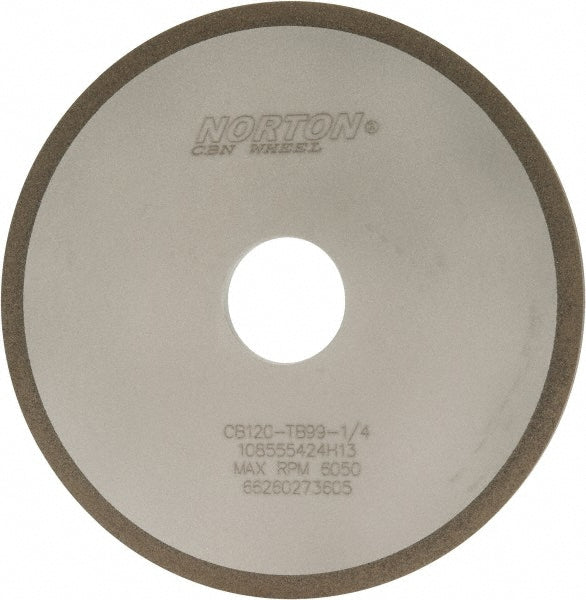 6 x 1/4" 120-Grit CBN Grinding & Cutoff Wheel - Norton 66260273605