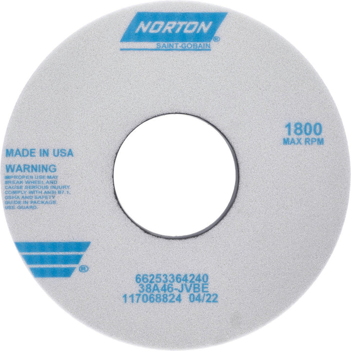14 x 1-1/2" 46-Grit Aluminum Oxide Grinding & Cutoff Wheel - Norton 66253364240