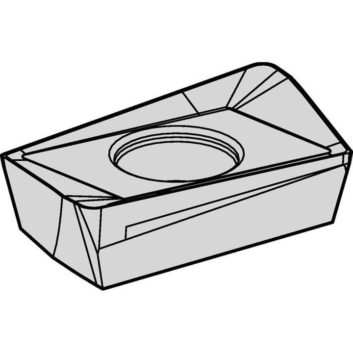 XPHT160408ERGE Solid Carbide Insert, Grade TN6540, TiAlN - Widia 2964170