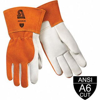 2X-Large Leather; Synthetic Leather Flame Gloves - Steiner 0233CR-2X