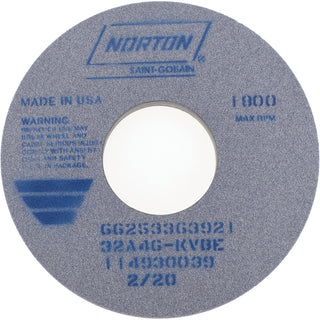 14 x 1" 46-Grit Aluminum Oxide Grinding & Cutoff Wheel - Norton 66253363921