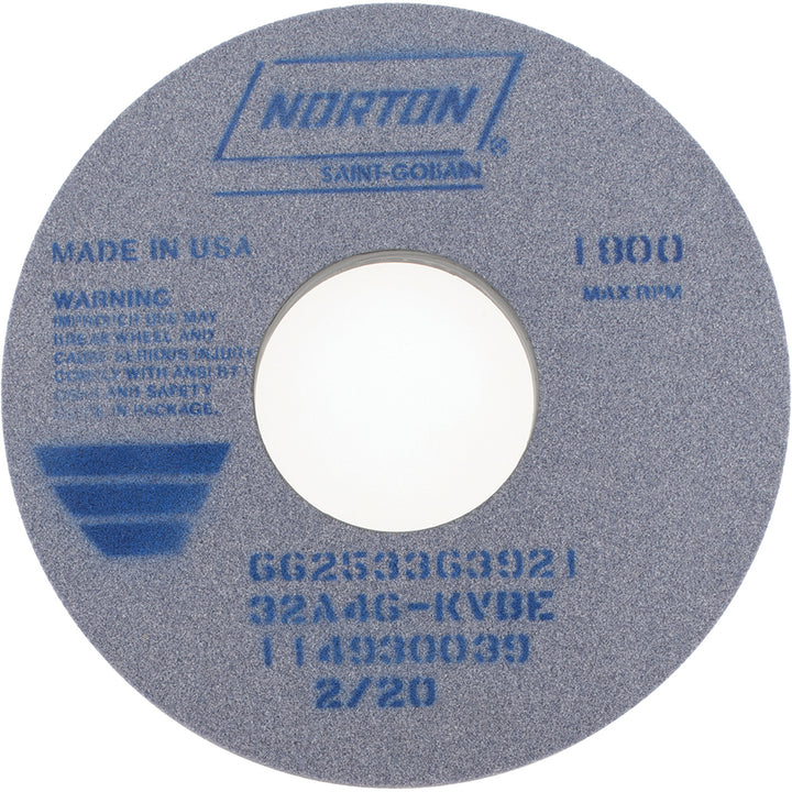 14 x 1" 46-Grit Aluminum Oxide Grinding & Cutoff Wheel - Norton 66253363921