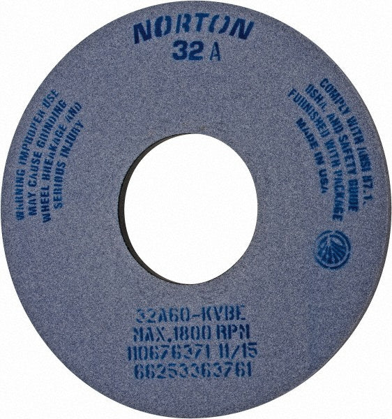 14 x 1/2" 60-Grit Aluminum Oxide Grinding & Cutoff Wheel - Norton 66253363761