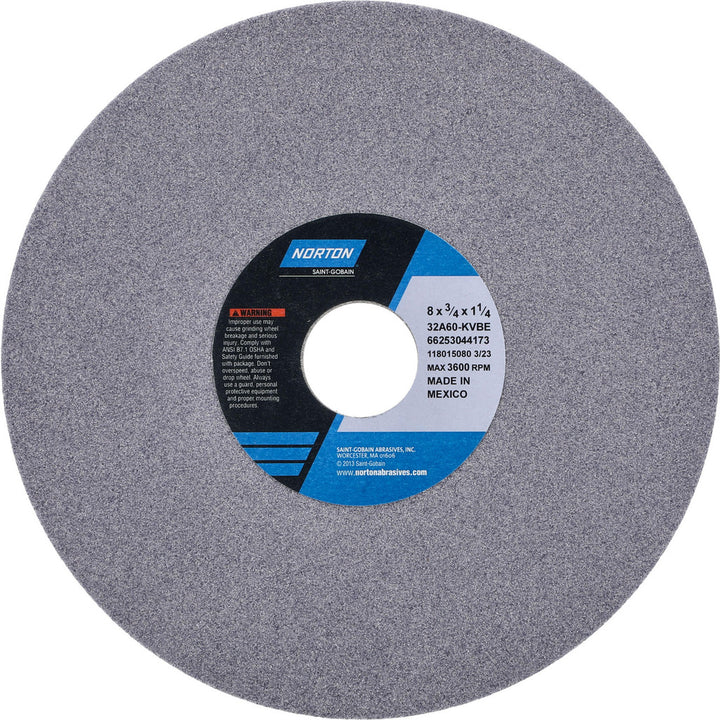 8 x 3/4" 60-Grit Aluminum Oxide Grinding & Cutoff Wheel - Norton 66253044173