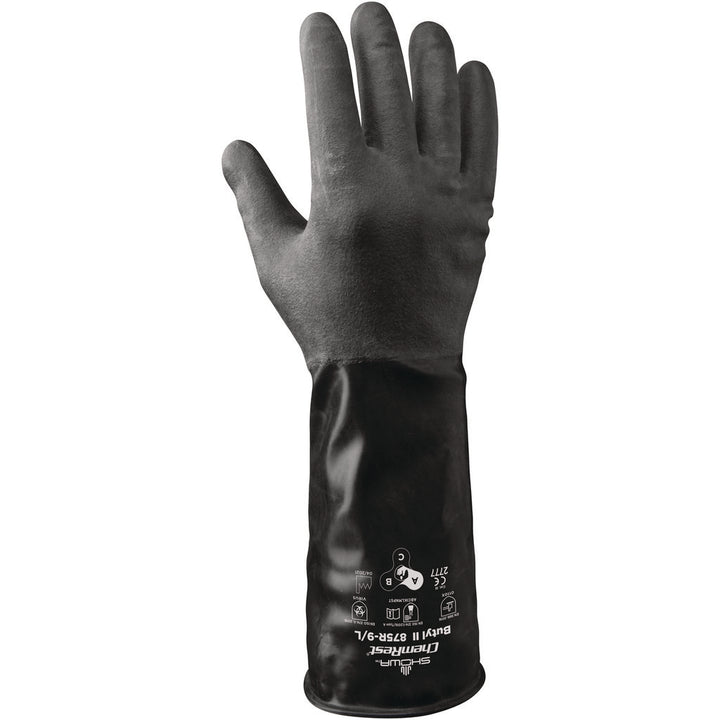 Large Type A Chemical Resistant Gloves Gloves - SHOWA 875R-09