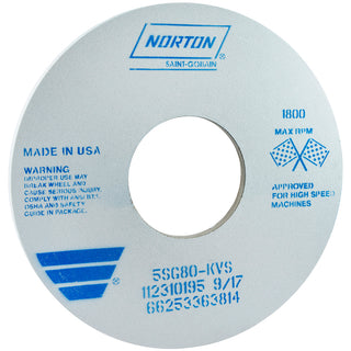 14 x 1/2" 80-Grit Ceramic Grinding & Cutoff Wheel - Norton 66253363814