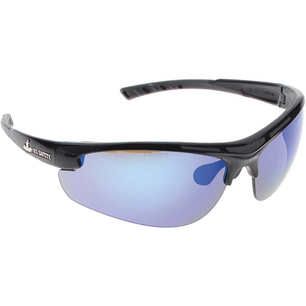 Universal Blue Mirror Safety Glasses - MCR Safety DM1218B