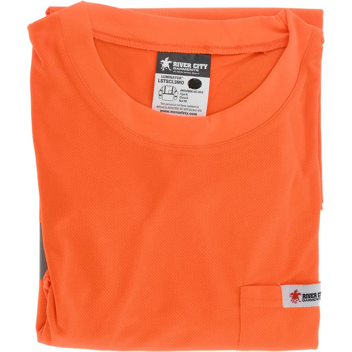 3X-Large High-Visibility Orange High-Visibility Protective Garment - MCR Safety LSTSCL3MOX3