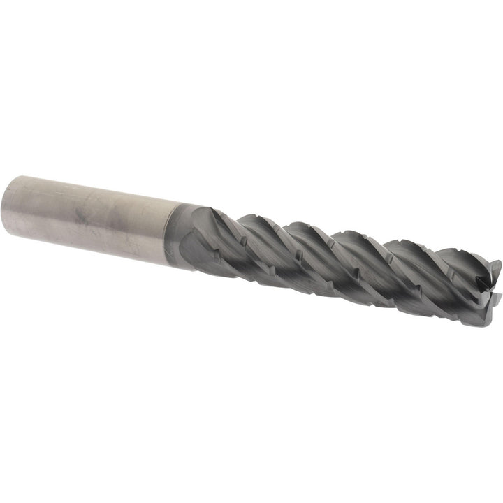 3/4" 5-Flute Solid Carbide Corner Radius End Mill, AlCrTiN - Accupro 95169952