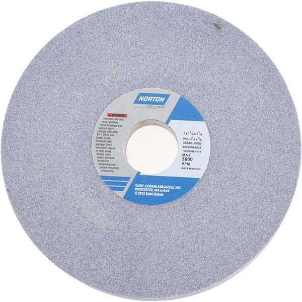 7 x 1-1/4" 60-Grit Aluminum Oxide Grinding & Cutoff Wheel - Norton 66252942835