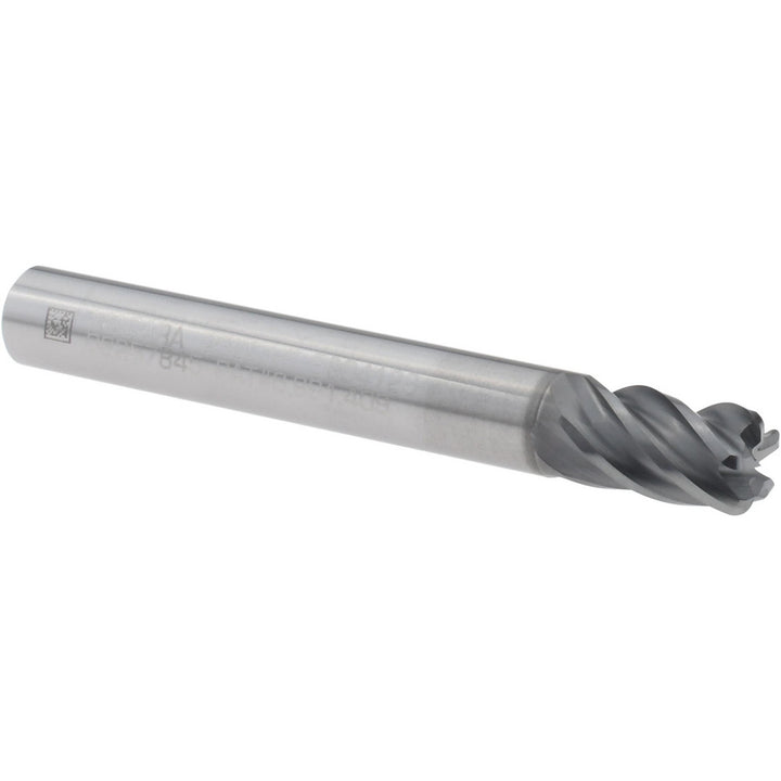 1/4" 5-Flute Solid Carbide Corner Radius End Mill, AlCrN - Seco 03257845
