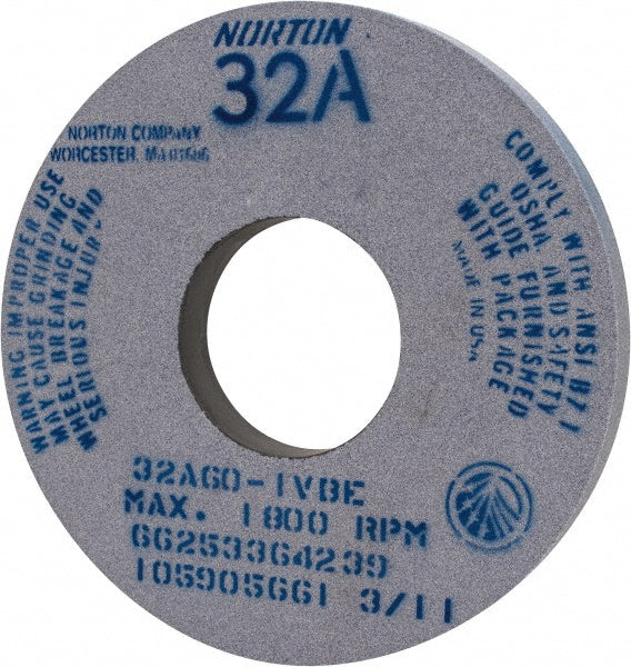 14 x 1-1/2" 60-Grit Aluminum Oxide Grinding & Cutoff Wheel - Norton 66253364239