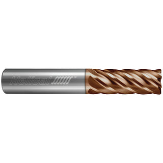 3/8" 6-Flute Solid Carbide Corner Radius End Mill, APLUS - Helical Solutions 83916