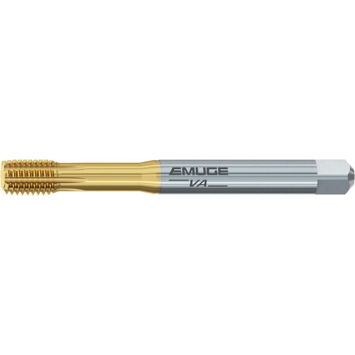 M4x0.7 Metric High-Speed Steel-E-PM Tap, TiN-T26 - Emuge B5296A00.0040