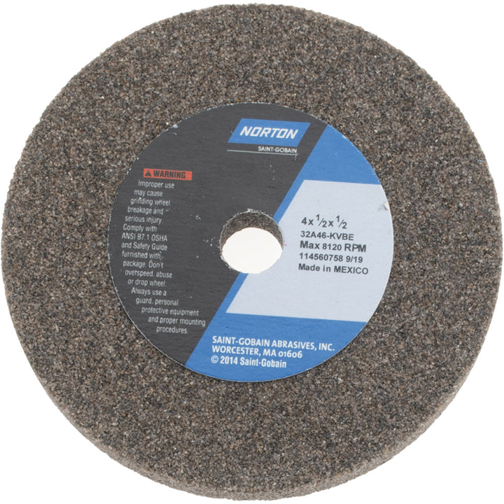 46-Grit Aluminum Oxide Grinding & Cutoff Wheel - Norton 66243529845
