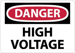 Danger - High Voltage Sign - AccuformNMC D49P