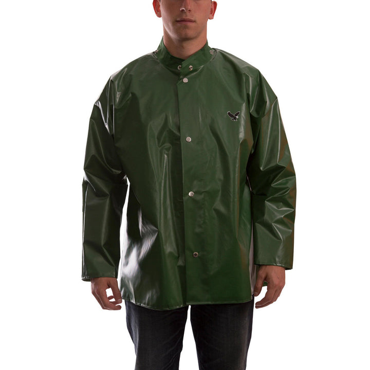 X-Large Green; Green Rain Protective Garment - Tingley J22208.XL
