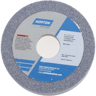5 x 3/8" 46-Grit Aluminum Oxide Grinding & Cutoff Wheel - Norton 66252830832