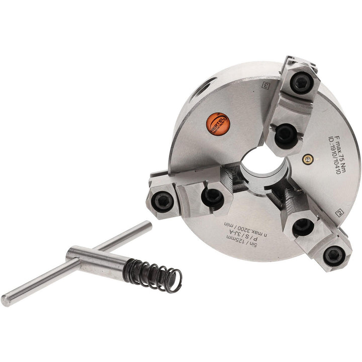 3-Jaw Lathe Chuck - Hertel 1-201-0500