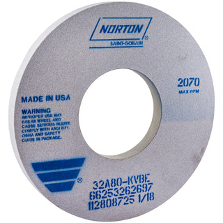 12 x 1" 80-Grit Aluminum Oxide Grinding & Cutoff Wheel - Norton 66253262697