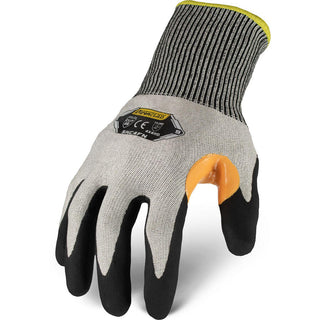 X-Large Gray HPPE Steel Blend Knit Cut-Resistant; Puncture Resistant Gloves - ironCLAD SKC4FN-05-XL