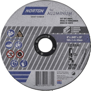 6" Aluminum Oxide Grinding & Cutoff Wheel - Norton 66252849371