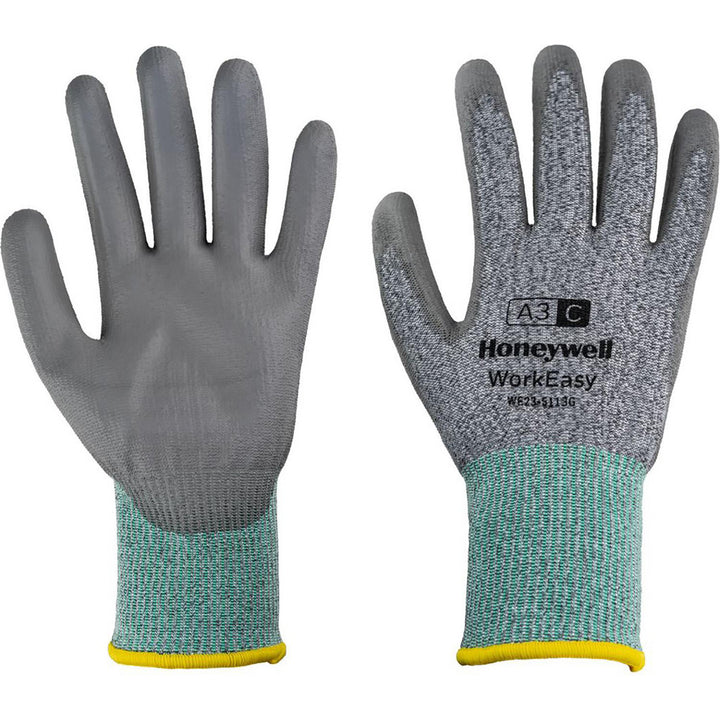 2X-Large Gray; Green HPPE; Fiberglass Cut, Puncture & Abrasion-Resistant Gloves - Honeywell WE23-5113G-11/XXL