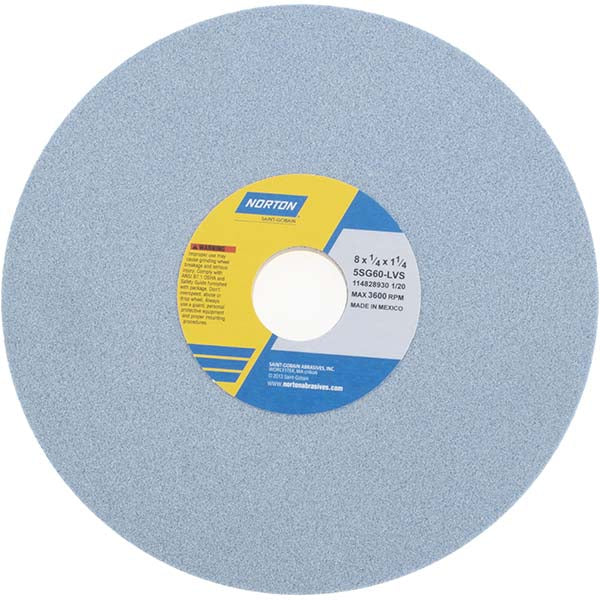 8 x 1/4" 60-Grit Ceramic Grinding & Cutoff Wheel - Norton 66253043352