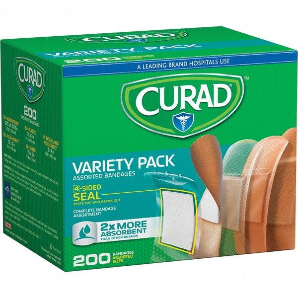 Assorted Brown First Aid Kit - Curad MIICUR0800RB