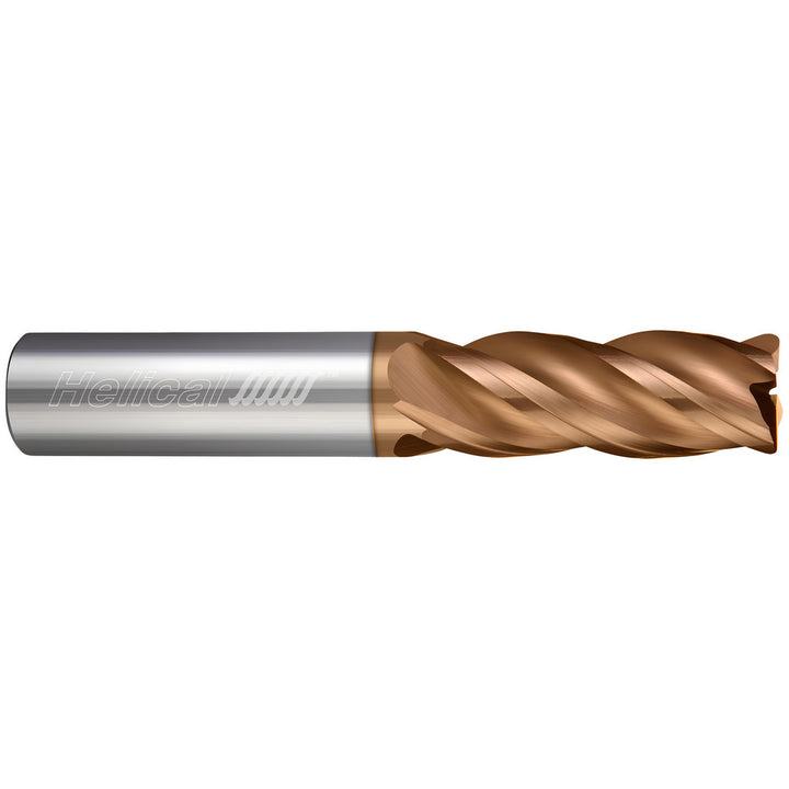 1/2" 7-Flute Solid Carbide Corner Radius End Mill, Tplus - Helical Solutions 82918