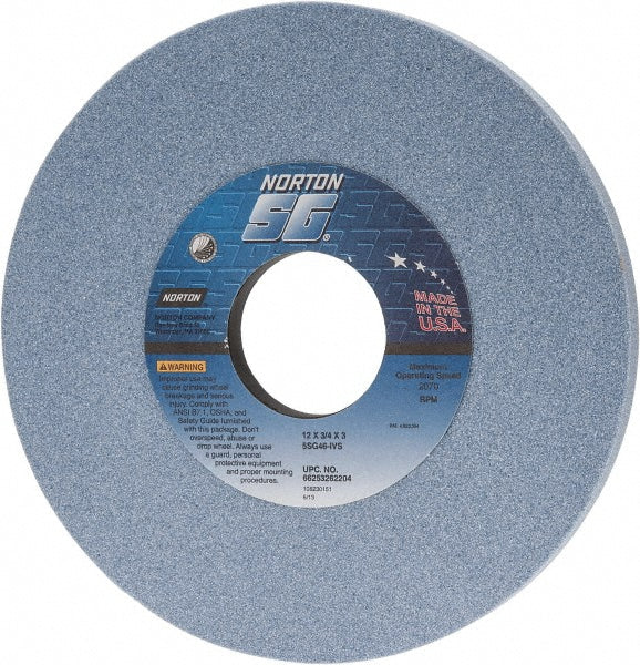 12 x 3/4" 46-Grit Ceramic Grinding & Cutoff Wheel - Norton 66253262204