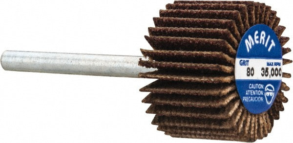 80-Grit Aluminum Oxide Flap Wheel - Merit Abrasives 08834137571