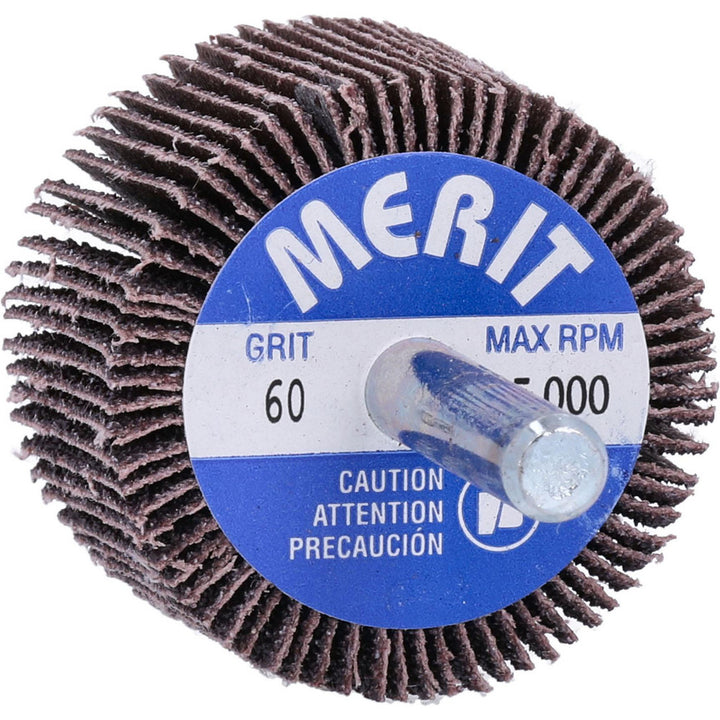 60-Grit Ceramic Alumina Flap Wheel - Merit Abrasives 08834137340