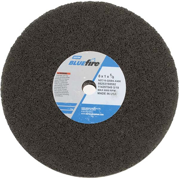 8 x 1" 16-Grit Silicon Carbide Grinding & Cutoff Wheel - Norton 66253198592