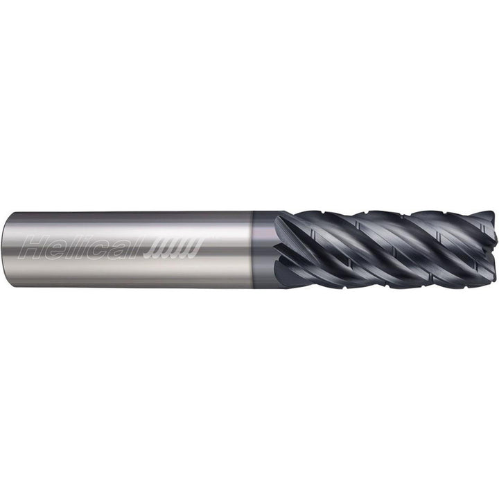 3/4in" 5-Flute Solid Carbide Corner Radius End Mill, APLUS - Helical Solutions 59415