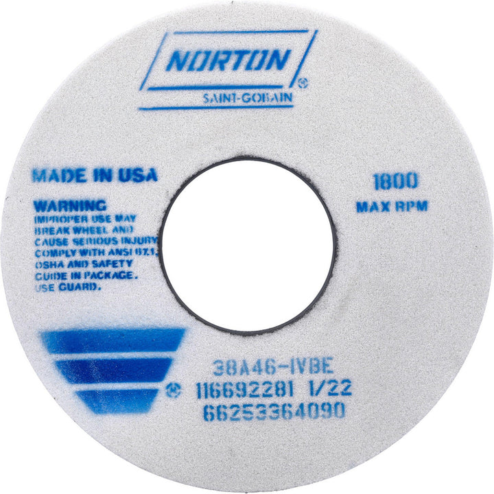 14 x 1-1/2" 46-Grit Aluminum Oxide Grinding & Cutoff Wheel - Norton 66253364090