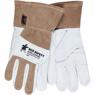 Large Leather; Synthetic Leather Gloves - MCR Safety 4890L