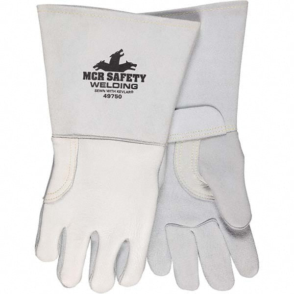 X-Large Leather; Synthetic Leather Gloves - MCR Safety 49750XL